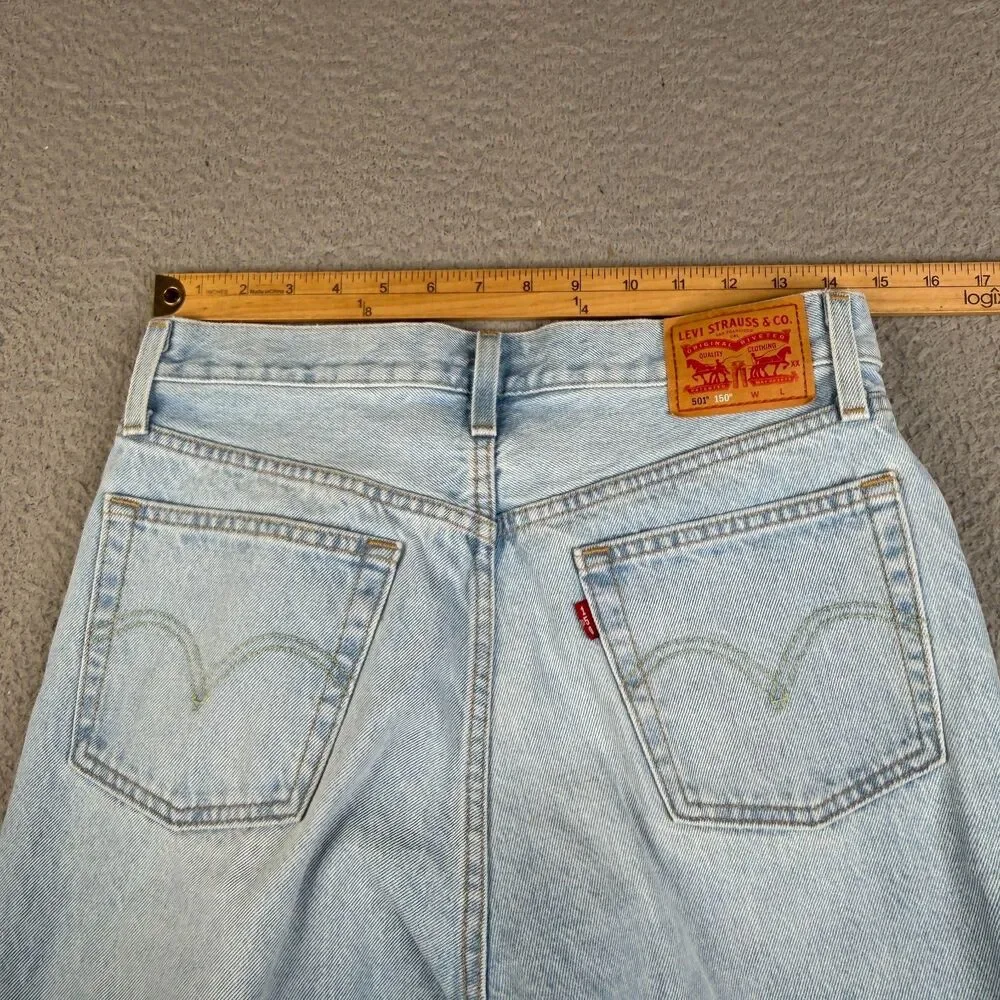LEVI'S  501 150th Anniversary Jeans Mens 28x30 Premium Denim Floral Streetwear